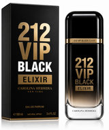 212 VIP Black Elixir Eau de Parfum Spray for Men 3.4 Oz