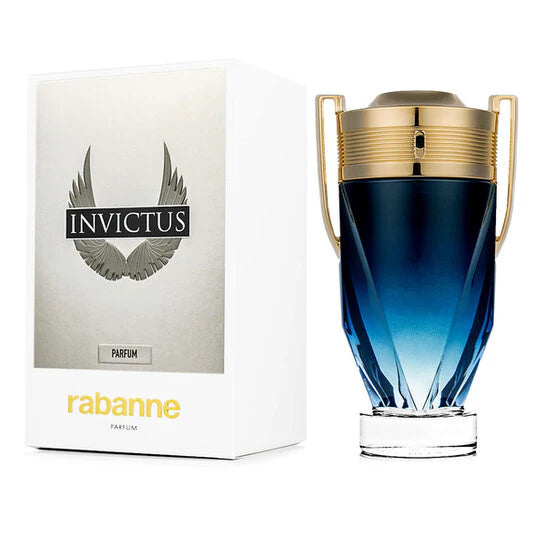Invictus Parfum by Paco Rabanne for Men 6.7 Oz – Intense Aquatic Woody Luxury Cologne