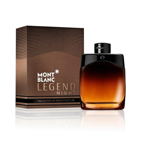 Montblanc Legend Night Eau de Parfum Spray for Men 3.3 Oz – Warm Woody Aromatic Cologne