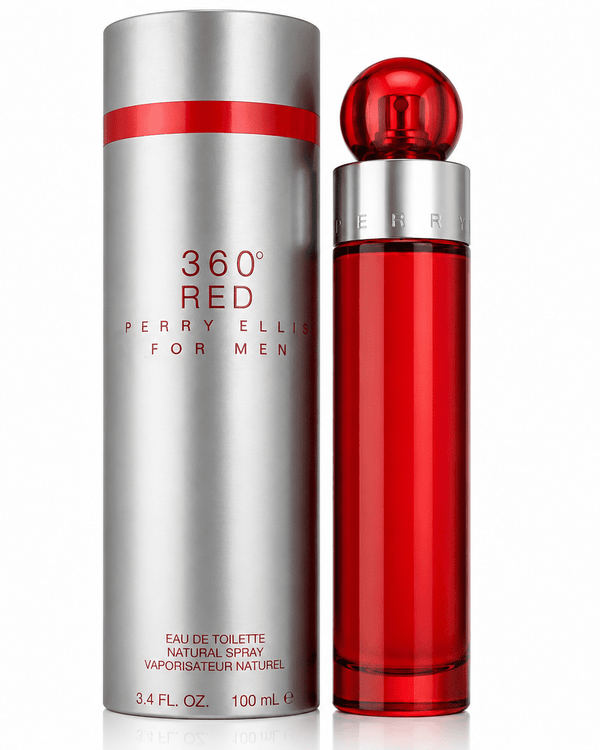 360° Red by Perry Ellis EDT Spray for Men 3.4 Oz