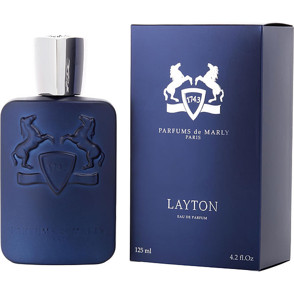 Layton by Parfums de Marly Eau de Parfum Spray for Men 4.2 Oz – Spicy Woody Amber Luxury Cologne