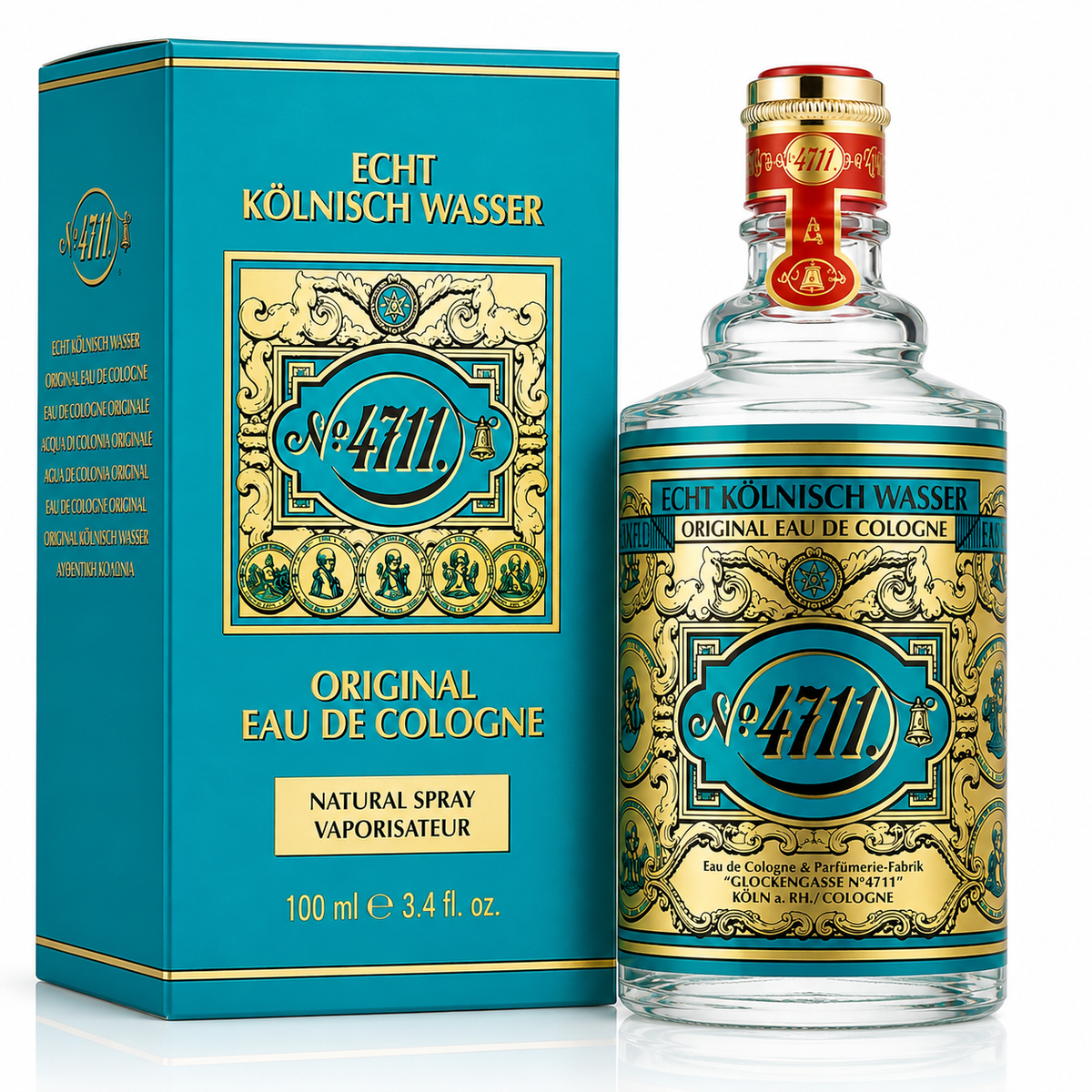 4711 Original Eau de Cologne Spray (Unisex) 3.4 Oz / 100ml 