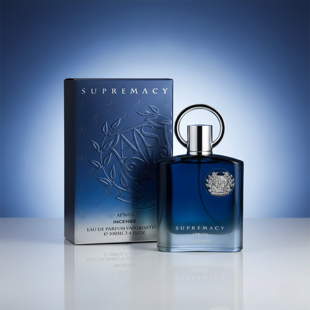Afnan Supremacy Incense Eau de Parfum 3.4 oz for men – authentic smoky oud oriental perfume USA