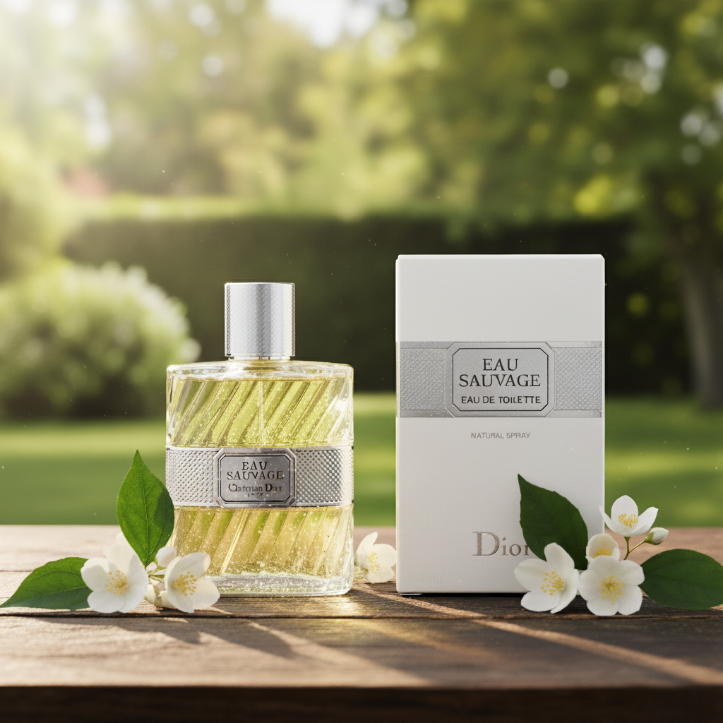 Dior Eau Sauvage Eau de Toilette 3.4 oz for men – authentic fresh citrus aromatic perfume USA