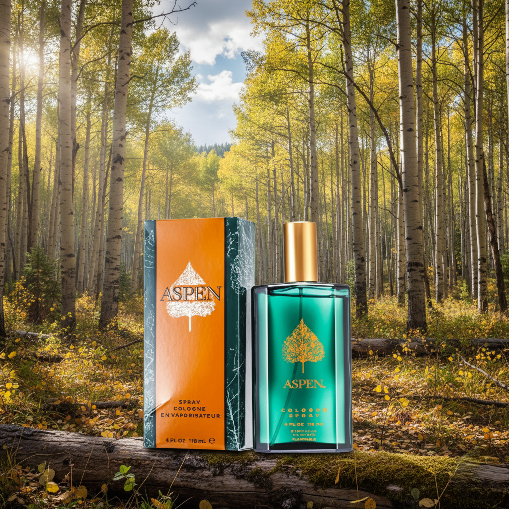 Coty Aspen Eau de Cologne for Men 4.0 oz – authentic fresh woody aromatic fragrance