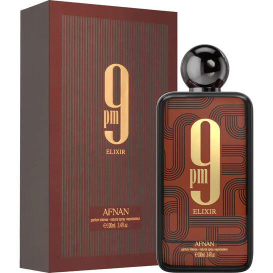 Afnan 9PM Elixir Extrait de Parfum Spray (Unisex) – 3.4 oz