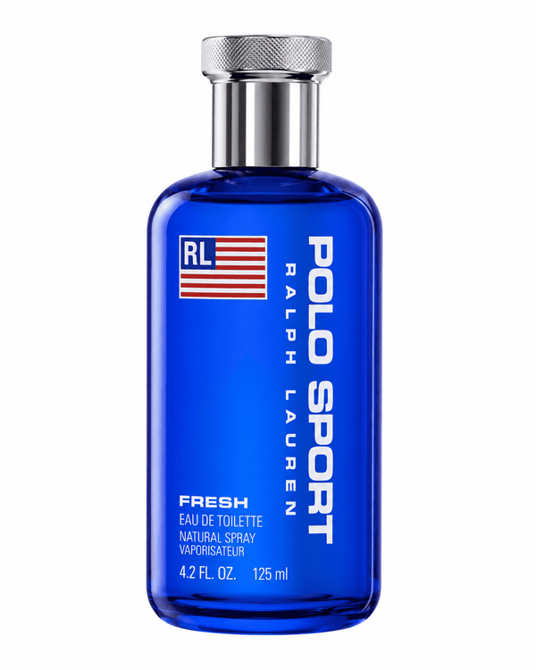 Ralph Lauren Polo Sport Fresh Eau de Toilette Spray for Men 4.2 Oz / 125ml – Aromatic Aquatic Fragrance