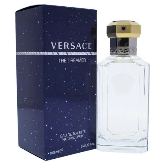 Versace The Dreamer Eau de Toilette 3.4 Oz / 100ml Tester for Men – Classic Aromatic Fougere Fragrance