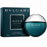 Bvlgari Aqva Pour Homme Eau de Toilette Spray for Men 3.4 Oz / 100ml