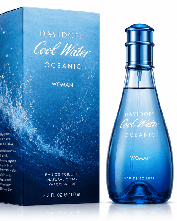 Davidoff Cool Water Oceanic Edition Eau de Toilette for Women 3.3 Oz / 100ml – Floral Aquatic Fragrance