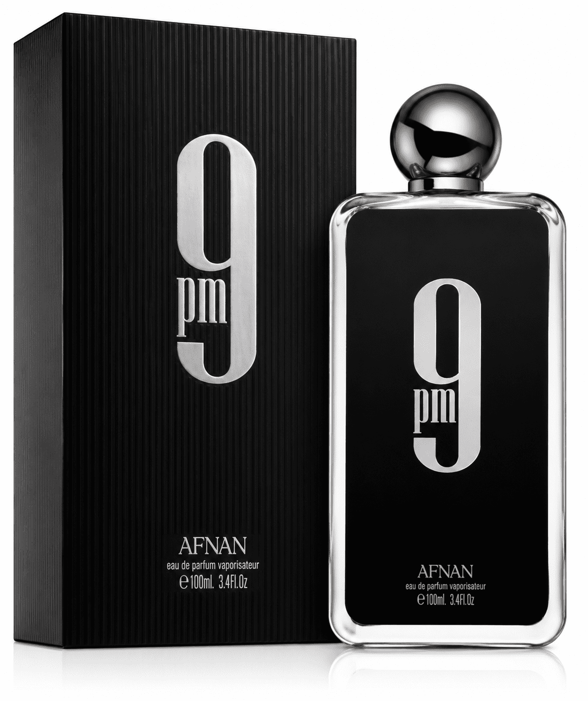 Afnan 9PM Eau de Parfum Spray for Men 3.4 Oz / 100ml – Amber Vanilla Fragrance