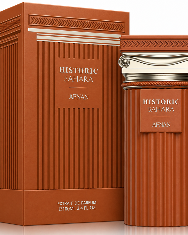 Afnan Historic Sahara perfume bottle 