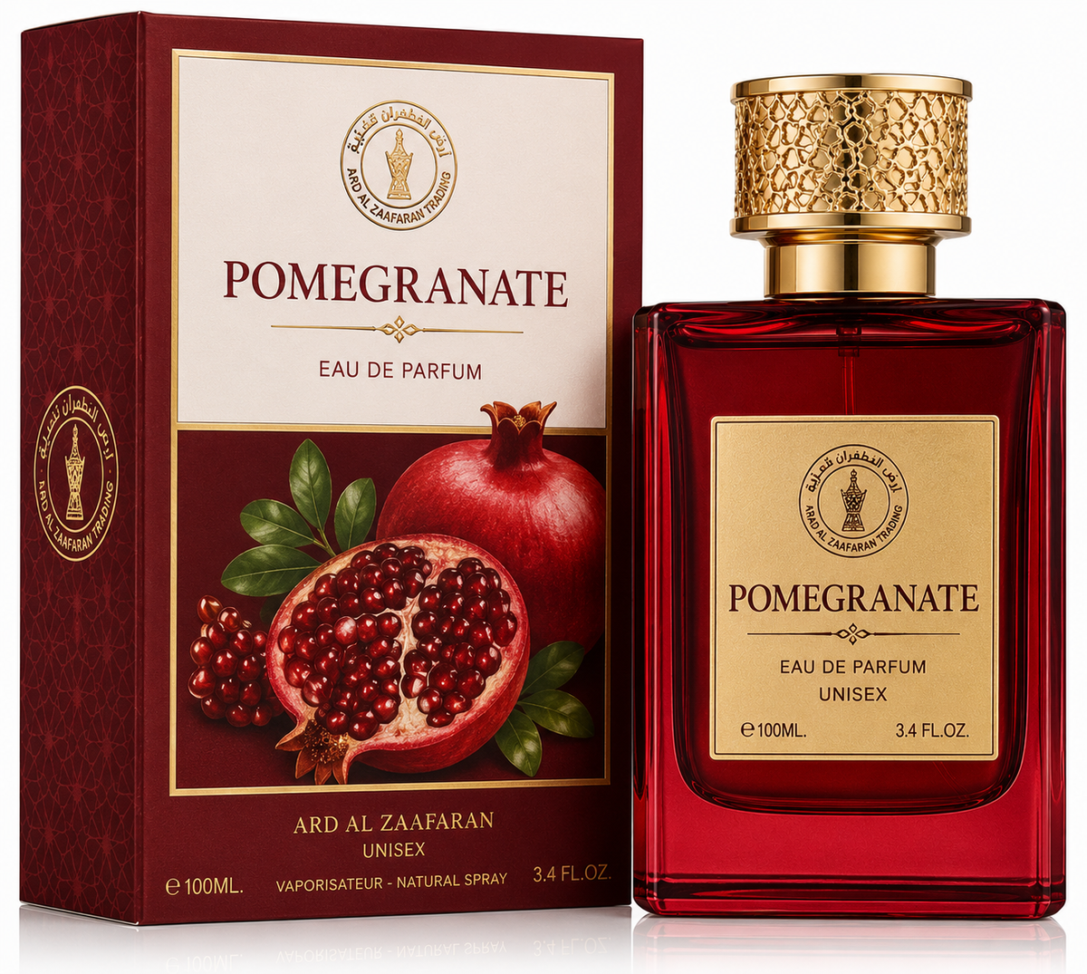 Ard Al Zaafaran Pomegranate Eau de Parfum Unisex 3.4 Oz