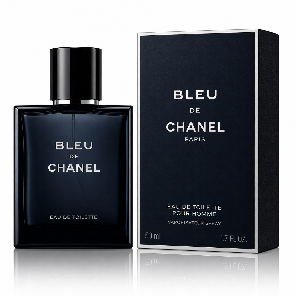 Bleu de Chanel Eau de Toilette Spray for Men 1.7 Oz 