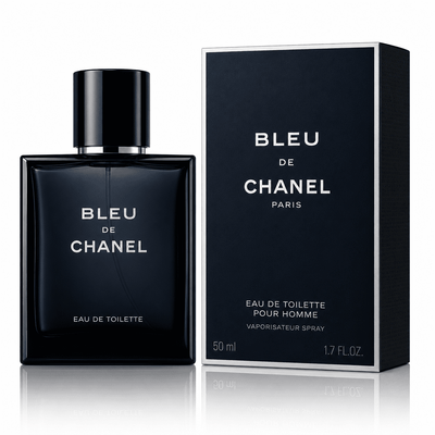 Bleu de Chanel Eau de Toilette Spray for Men 1.7 Oz