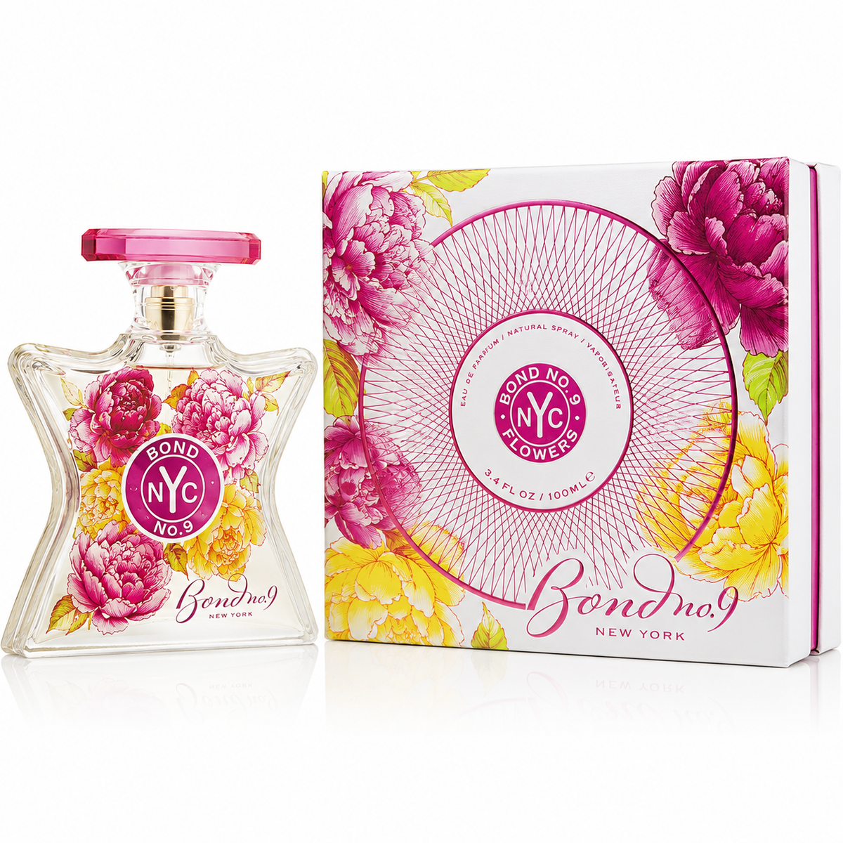 Bond No. 9 New York Flowers Eau de Parfum Spray for Women 3.4 Oz
