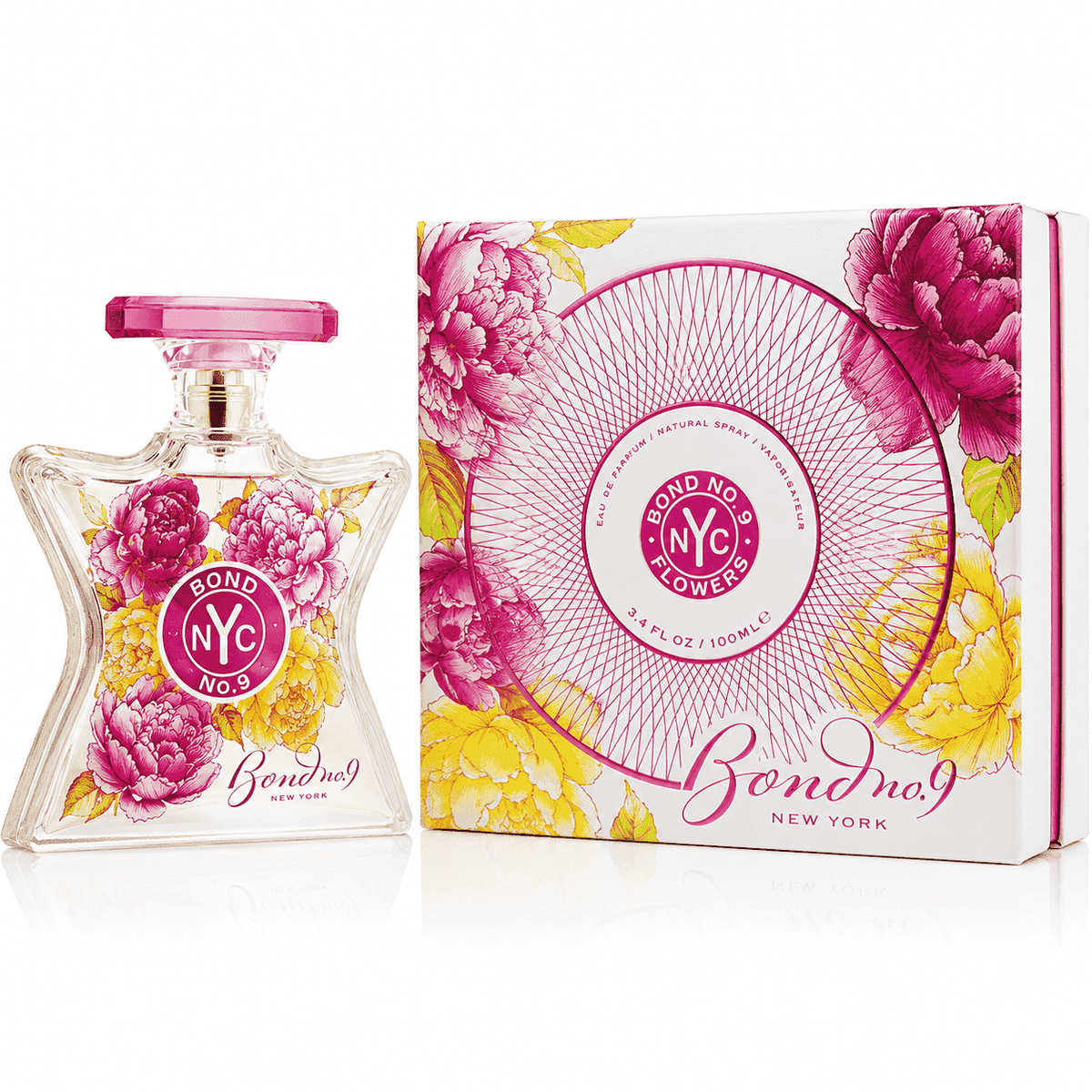 Bond No. 9 New York Flowers Eau de Parfum Spray for Women 3.4 Oz