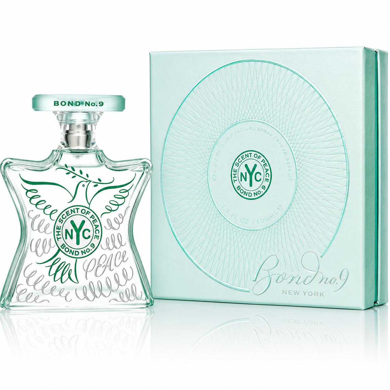 Bond No. 9 The Scent of Peace Natural Eau de Parfum Spray (Unisex) 3.3 Oz 
