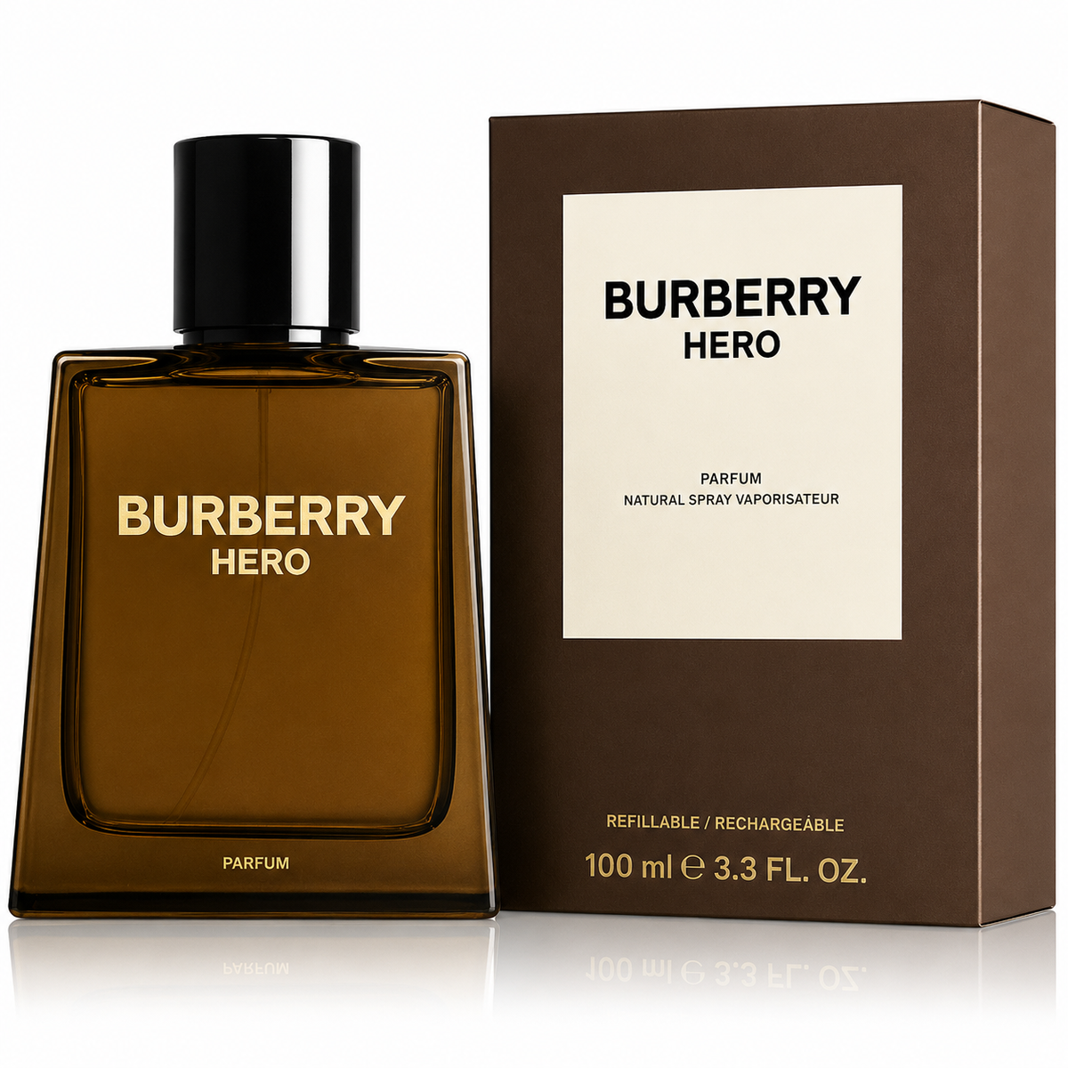 Burberry Hero Parfum Spray for Men 3.4 Oz 