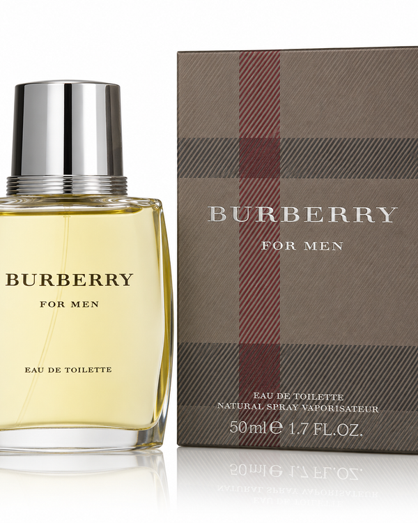 Burberry for Men Eau de Toilette Spray – Woody Aromatic Fragrance
