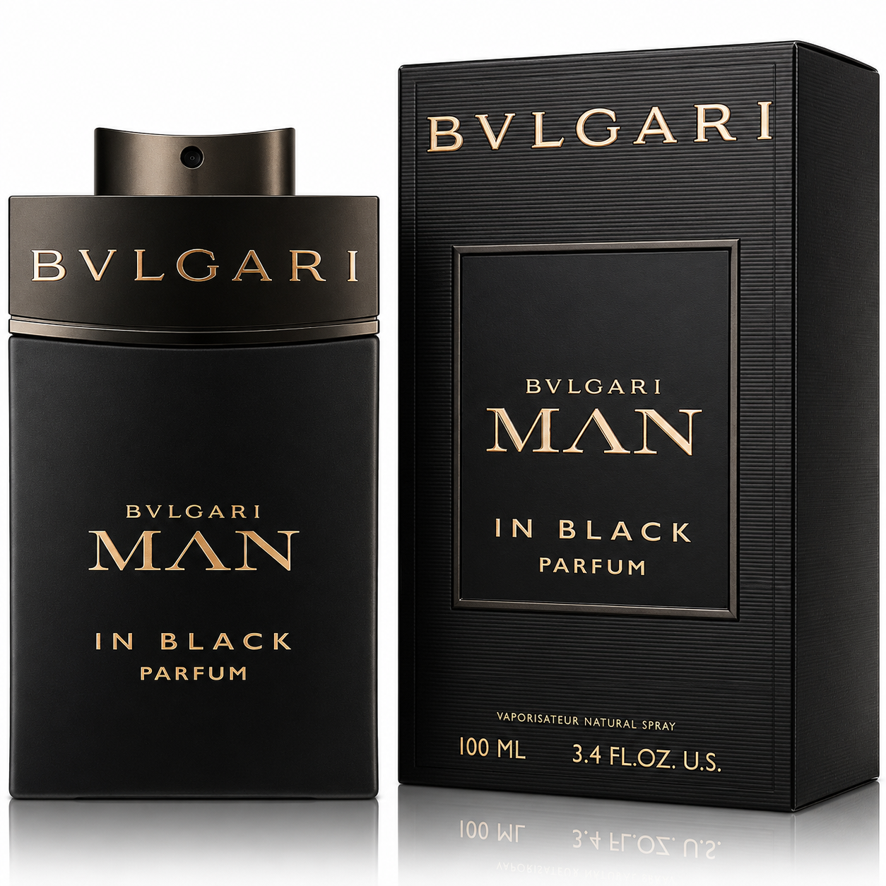 Bvlgari Man In Black Parfum for Men 3.4 Oz