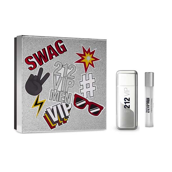 Carolina Herrera - 212 VIP Men Set (M) 3.4 EDT SPRAY + 10 ML EDT SPRAY (TRAVEL SET)