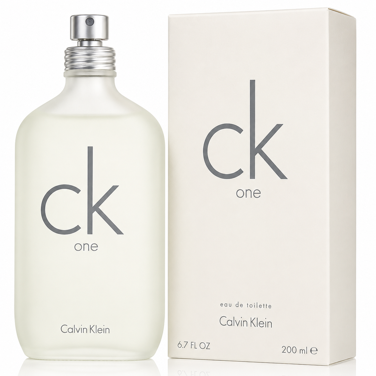 Calvin Klein CK One Eau de Toilette Spray (Unisex) 6.8 Oz