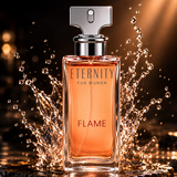 Perfume bottle labeled 'Eternity Flame' 