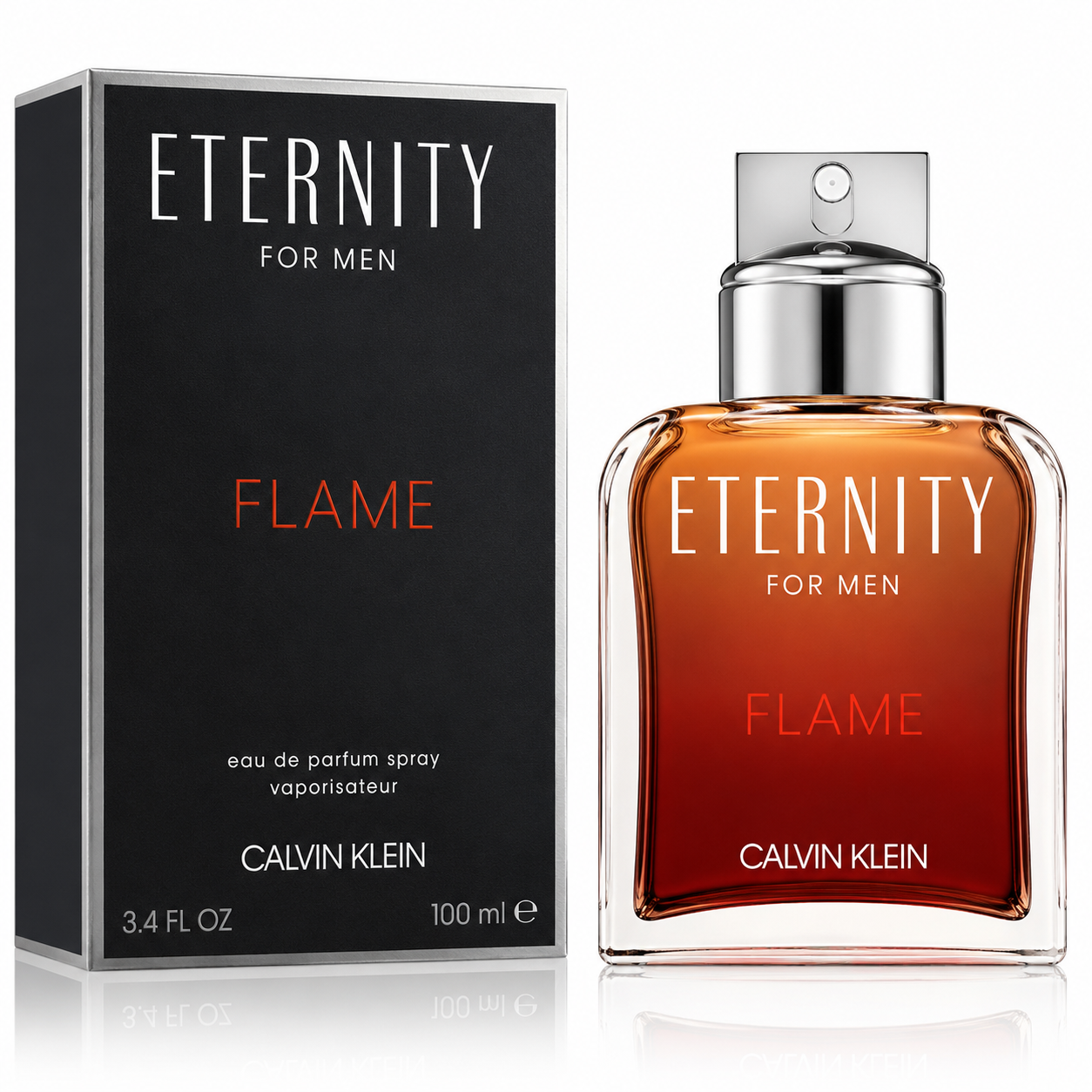 Calvin Klein Eternity Flame EDP for Men 3.4 Oz