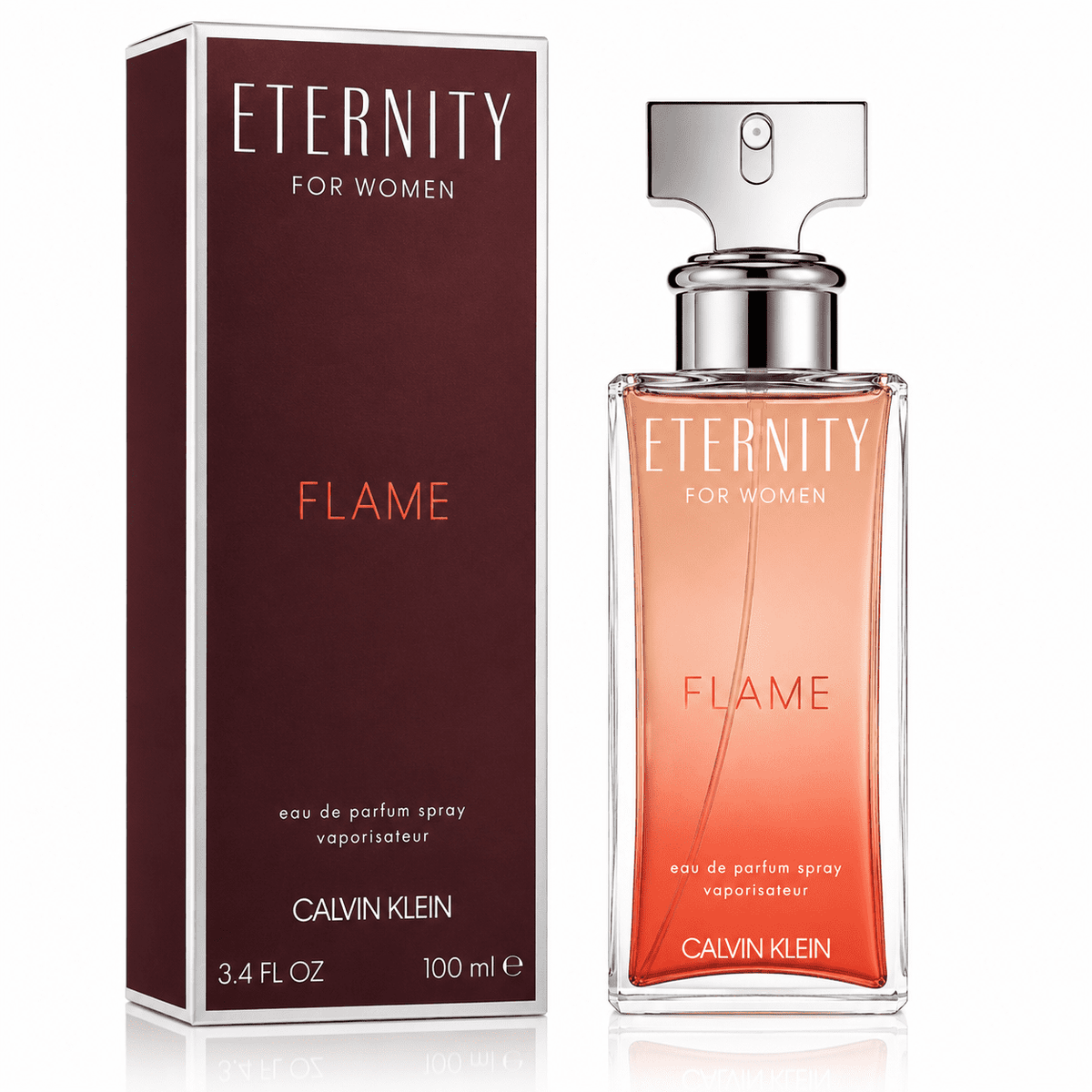 Calvin Klein Eternity Flame Eau de Parfum Spray for Women 3.4 Oz