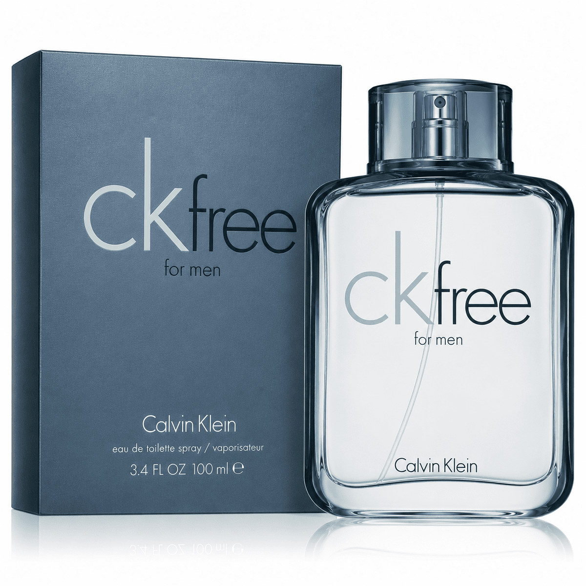Calvin Klein Free Eau de Toilette Spray for Men 3.4 Oz