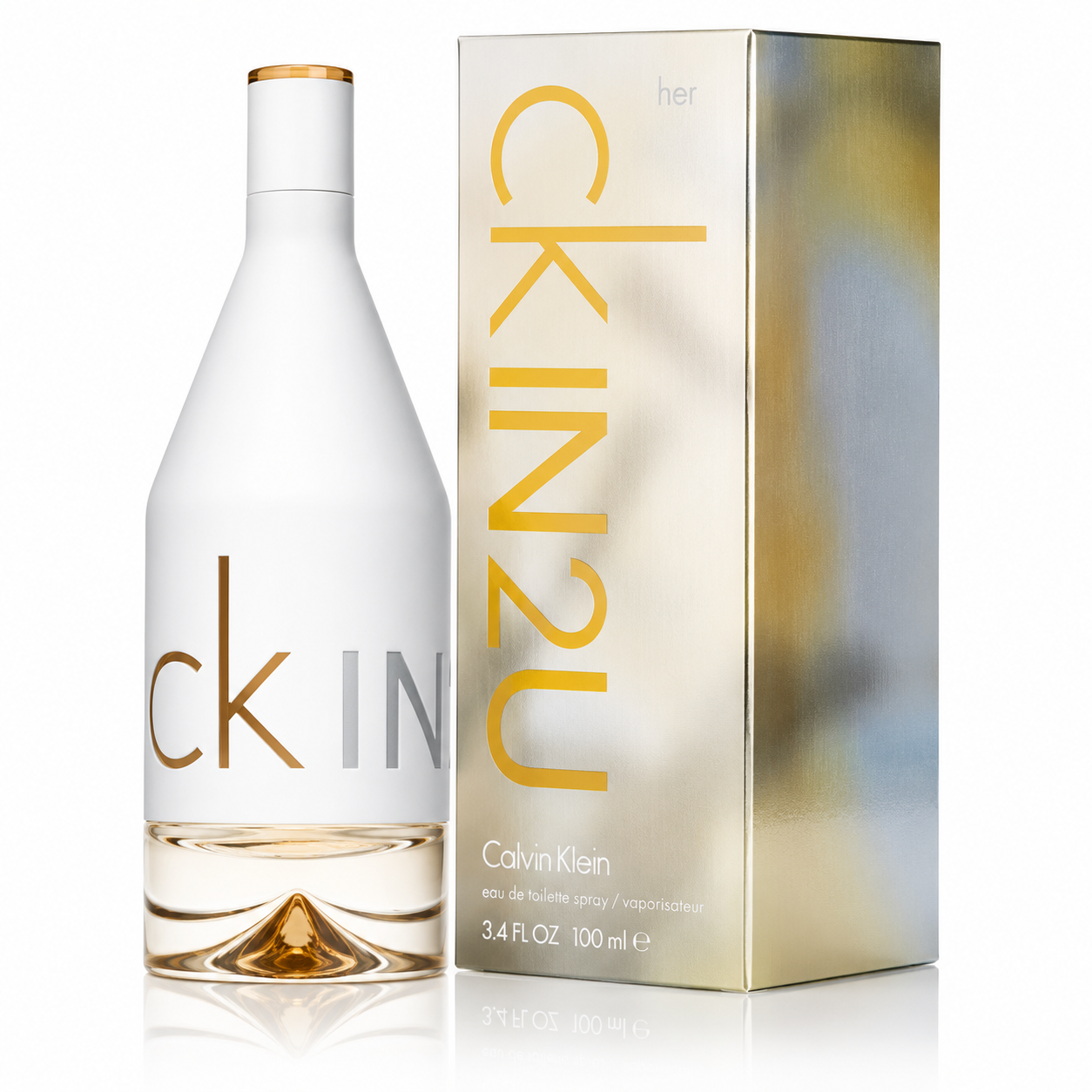 Calvin Klein IN2U perfume bottle 