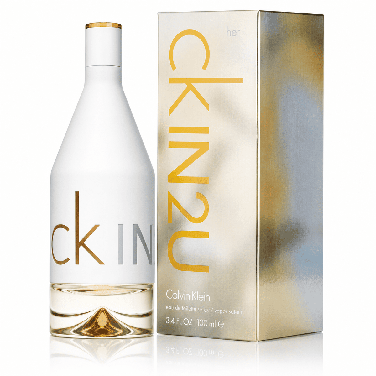 Calvin Klein IN2U perfume bottle
