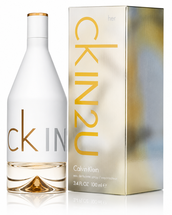 Calvin Klein IN2U perfume bottle 