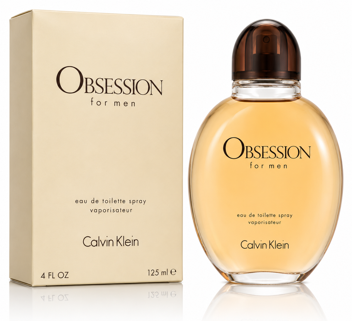 Calvin Klein Obsession Eau de Toilette Spray for Men 4.0 Oz