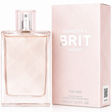 Burberry Brit Sheer Eau de Toilette Spray for Women 3.3 Oz / 100ml – Floral Fruity Fragrance