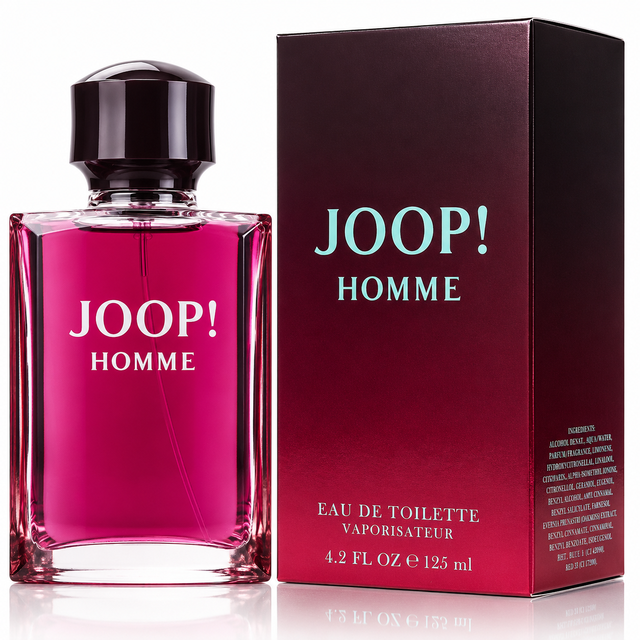 Joop! Homme Eau de Toilette Spray for Men 4.2 Oz / 125ml – Amber Fougère Fragrance