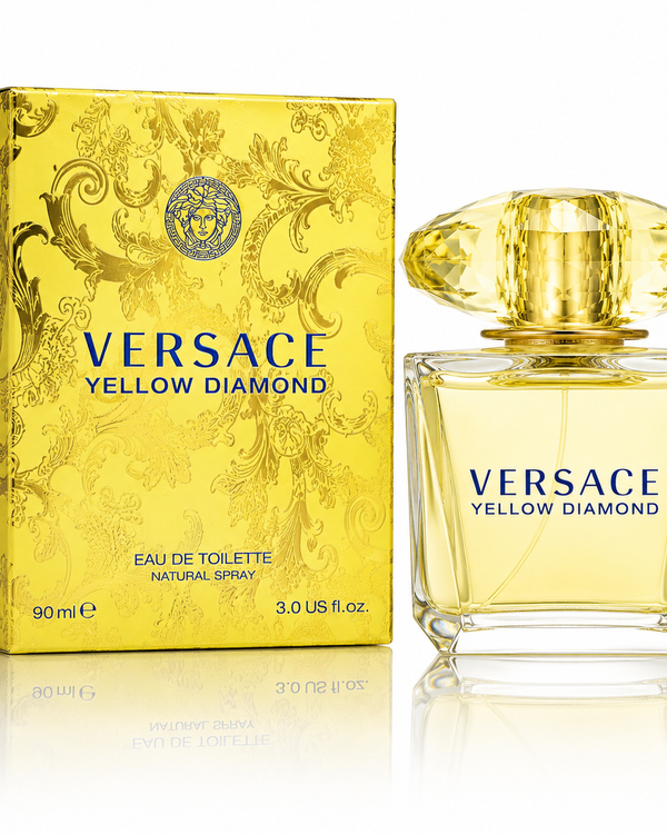 Versace Yellow Diamond Eau de Toilette for Women – Fresh Floral Citrus Fragrance
