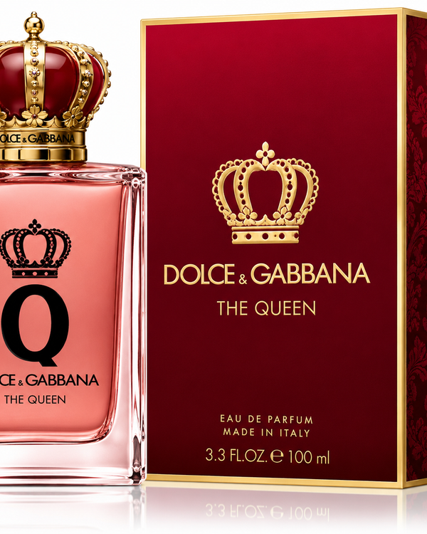 Dolce & Gabbana The Queen EDP Spray 3.3 oz for Women | Fruity Floral Fragrance