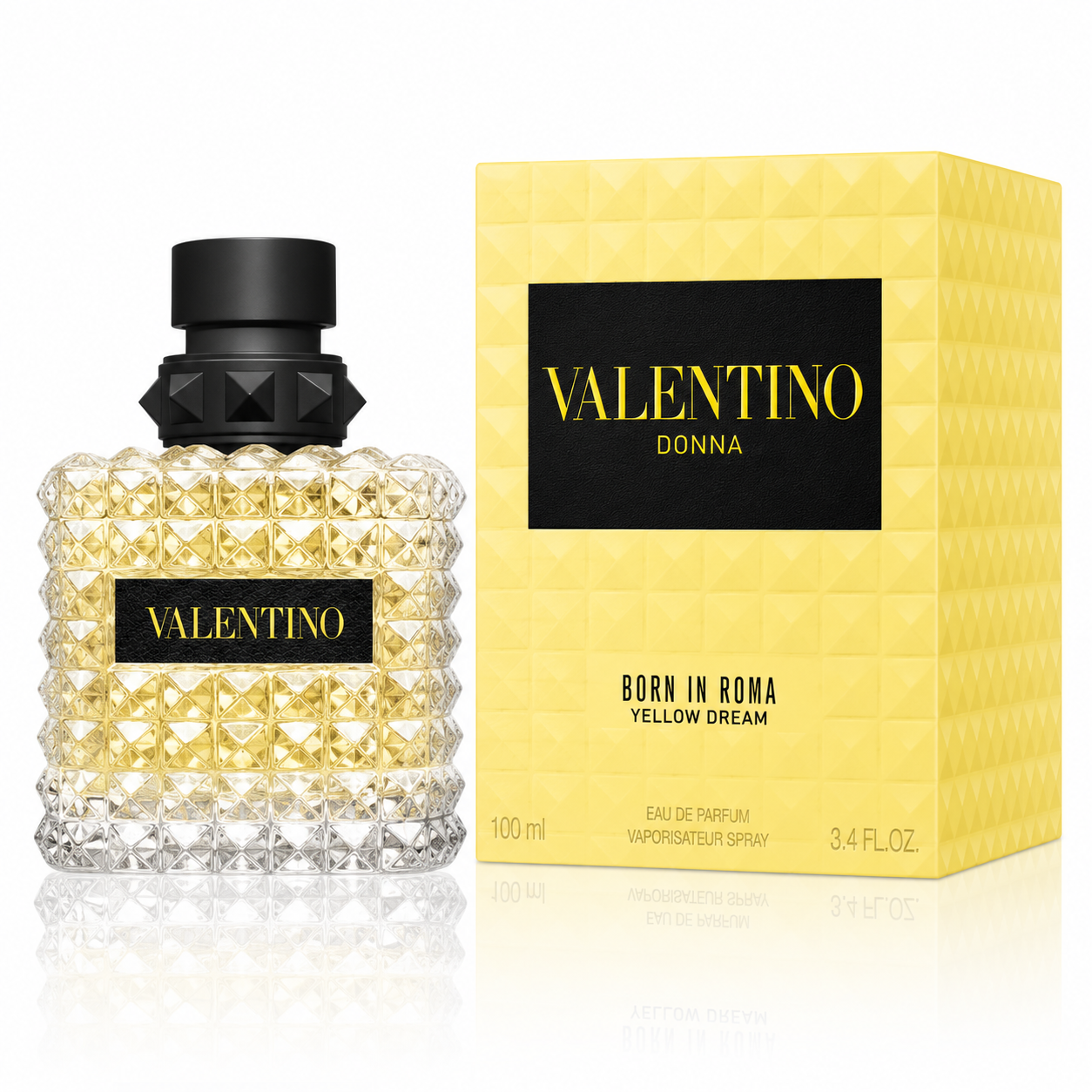 Valentino Born in Roma Yellow Dream EDP 3.4 Oz for Women – Floral Musky Luxury Perfume