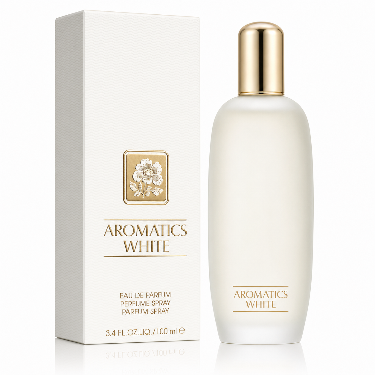 Clinique Aromatics in White EDP Spray for Women 3.4 Oz - Floral Woody Amber Fragrance