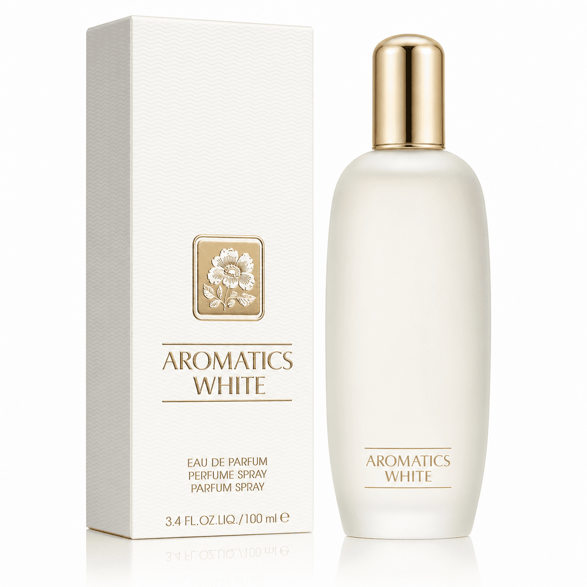 Clinique Aromatics in White EDP Spray for Women 3.4 Oz - Floral Woody Amber Fragrance - Fragrances Focus