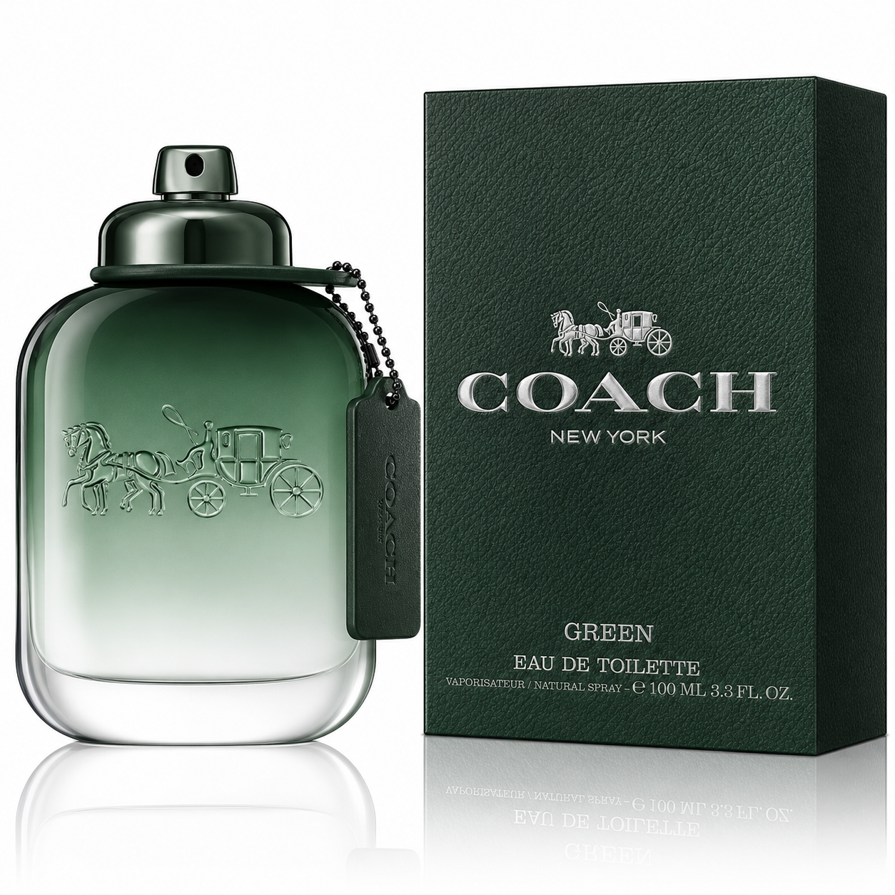 Coach Green EDT for Men 3.3 Oz