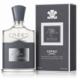 Creed Aventus cologne bottle and packaging