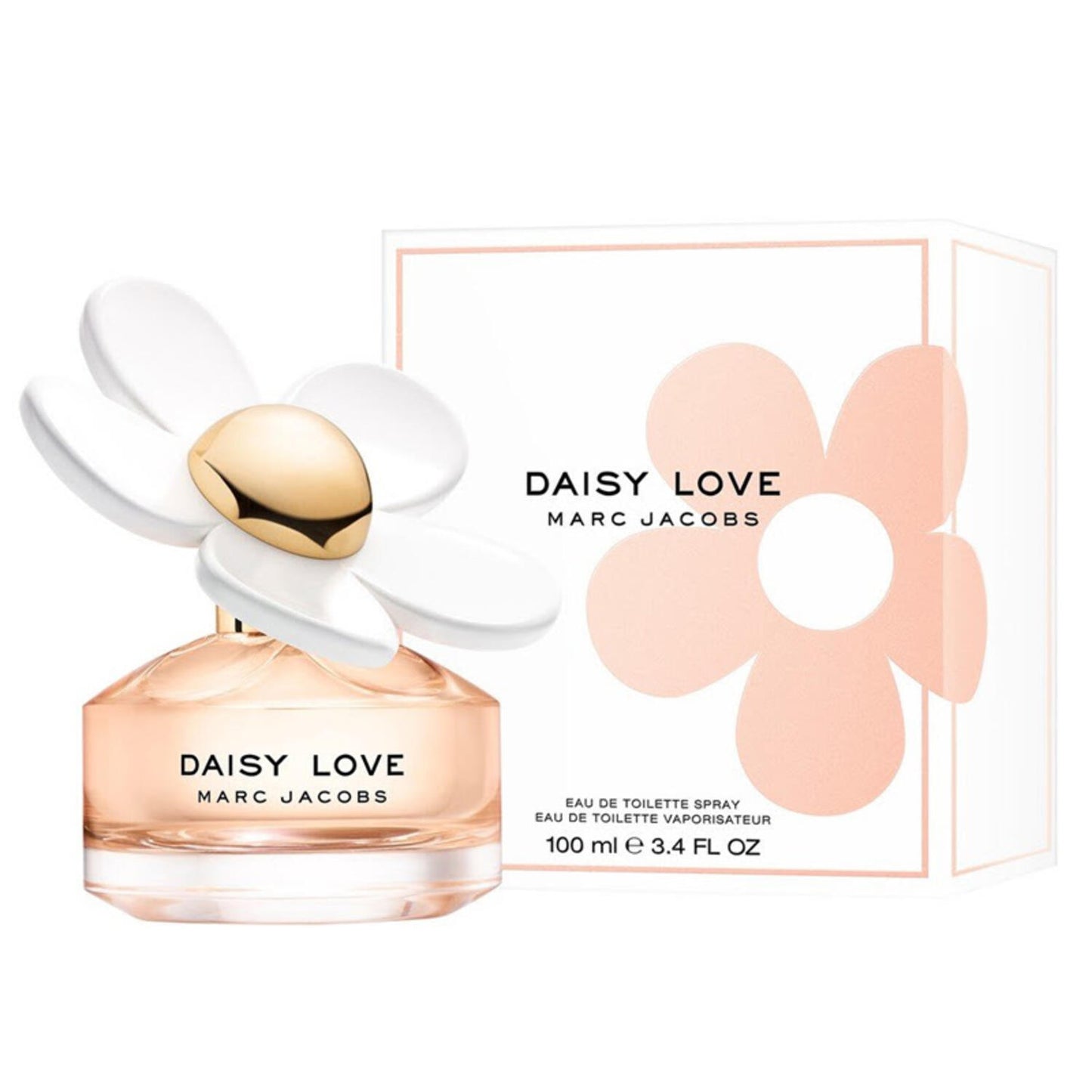 Marc Jacobs Daisy Love Eau de Toilette Spray for Women 3.4 Oz – Sweet Floral Fruity Perfume