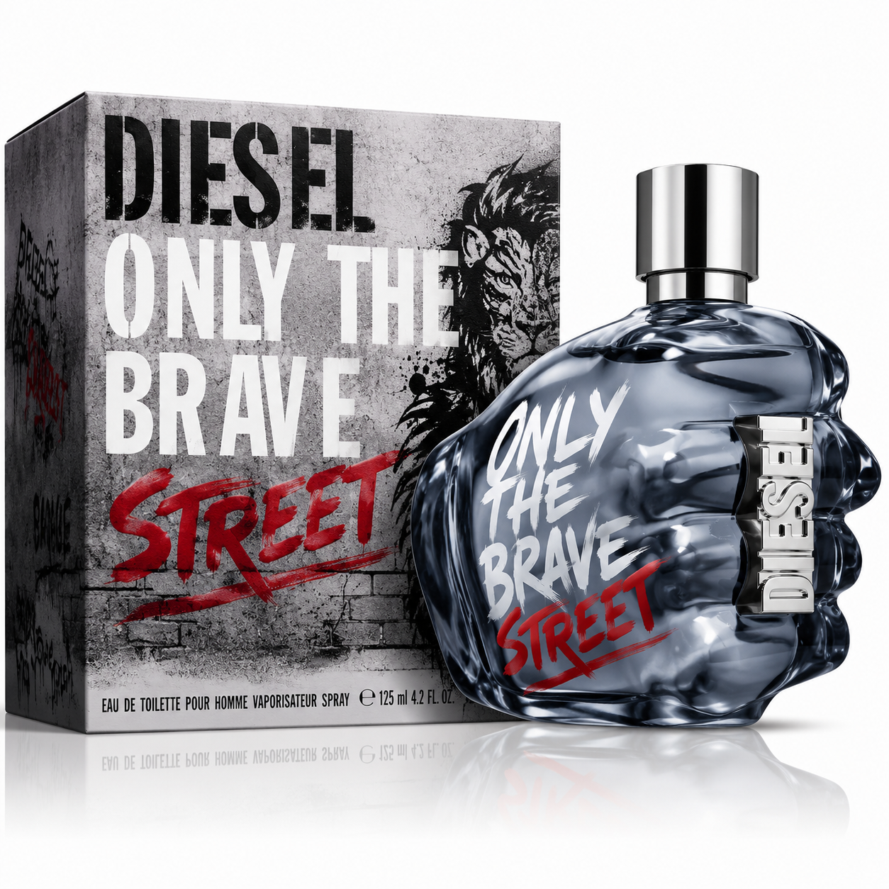 Diesel Only The Brave Street EDT for Men 4.2 Oz