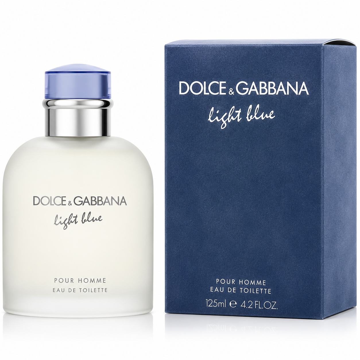 Dolce & Gabbana Light Blue Pour Homme Eau de Toilette EDT Spray for Men | Fresh Citrus Aquatic Fragrance