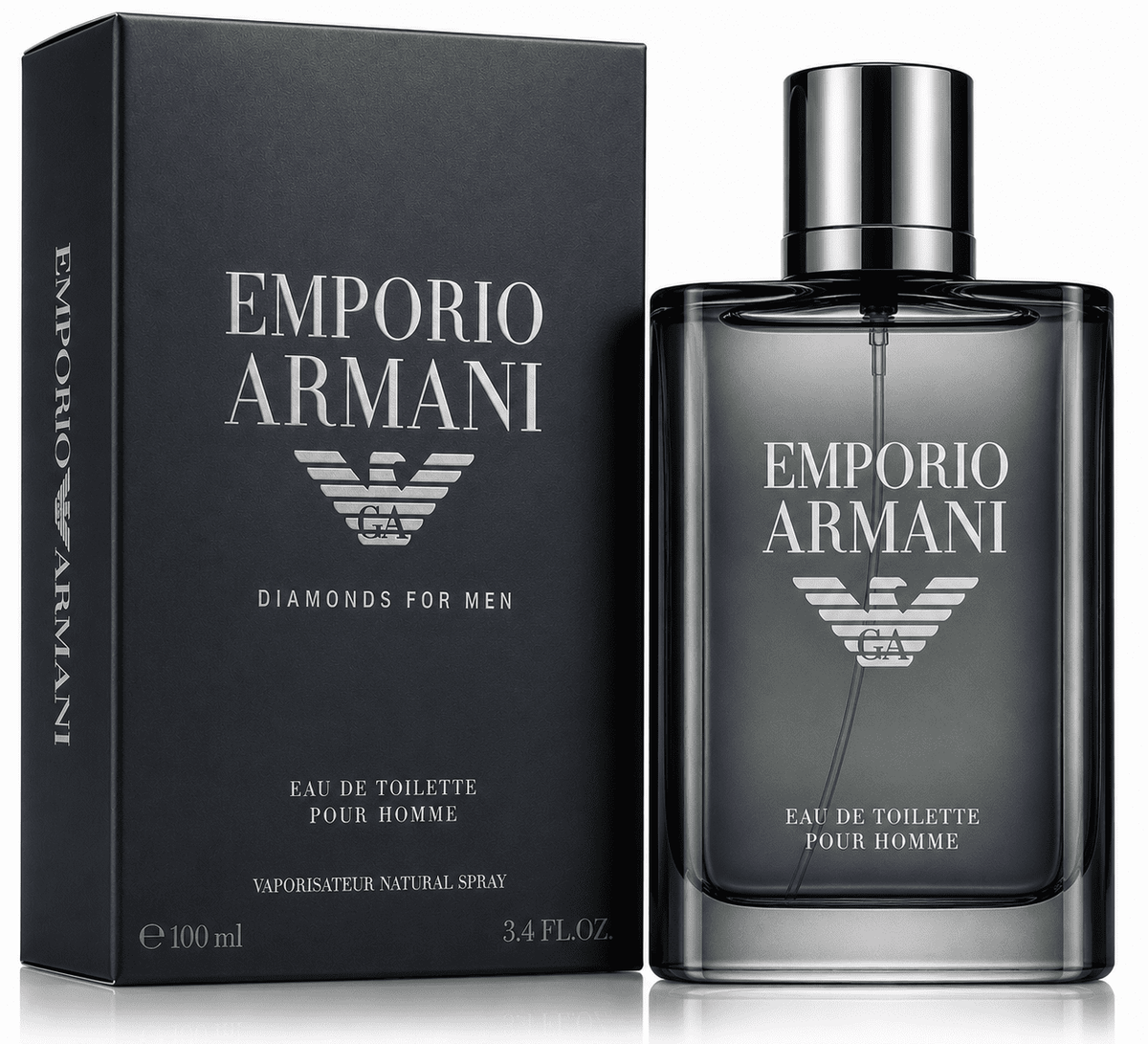 Emporio Armani He Eau de Toilette Spray for Men 3.4 Oz