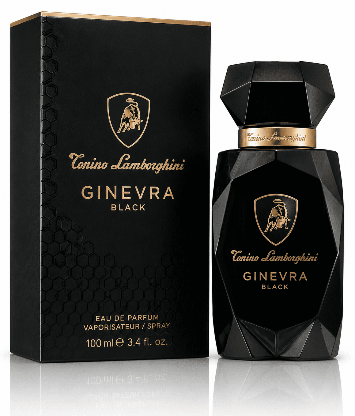 Ginevra Black by Tonino Lamborghini EDP Spray for Women 3.4 Oz