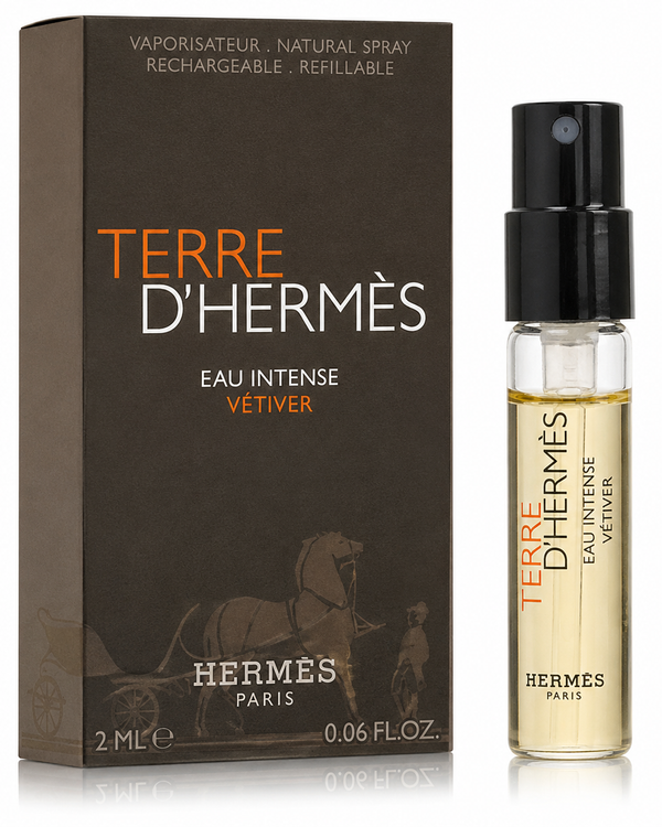 Hermès Terre d'Hermès Eau Intense Vétiver EDP Vial for Men 